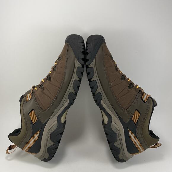 Keen Targhee EXP Waterproof Low Top Hiking Boots Mens Size 13 Brown Synthetic - Picture 6 of 9